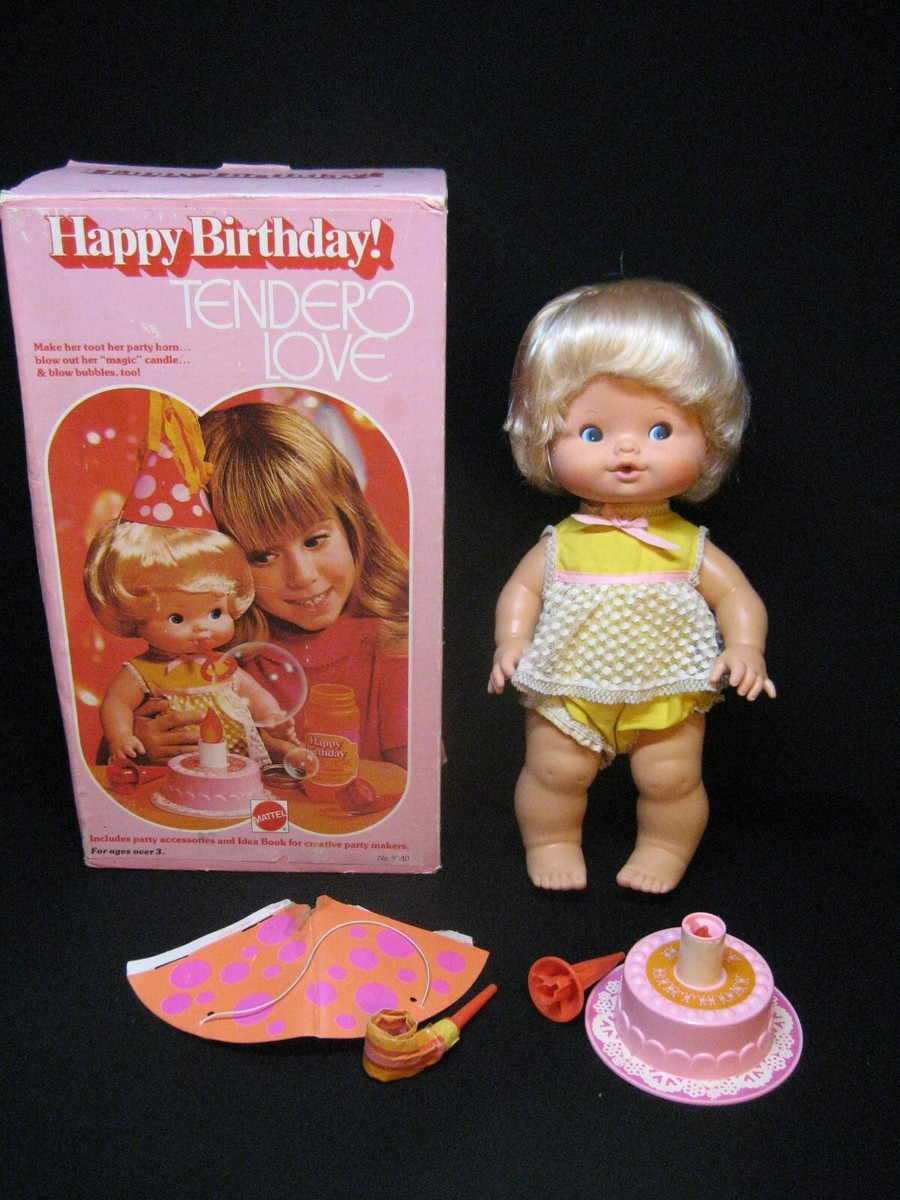 Vintage Mattel Happy Birthday! Tender Love Doll With Box