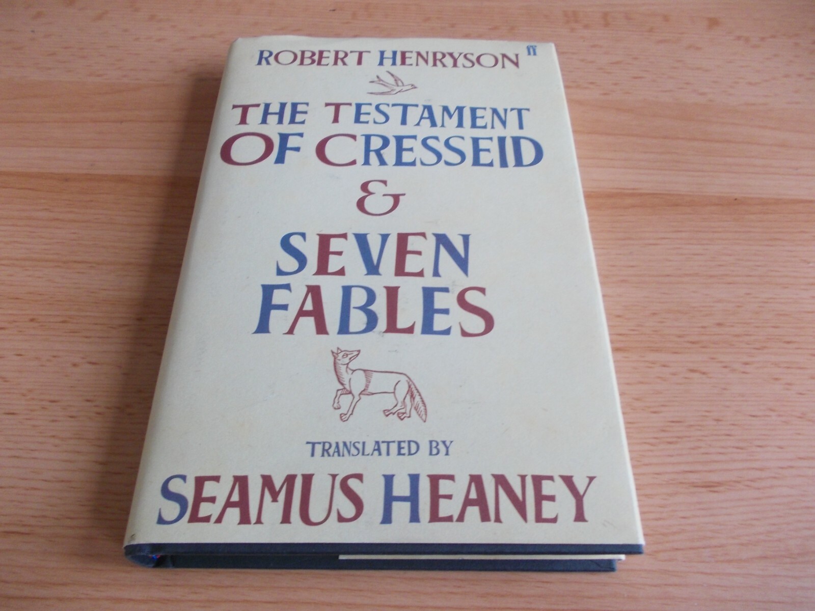 The Testament of Cresseid & Seven Fables ,FIRST Edition,1st printing Hardback
