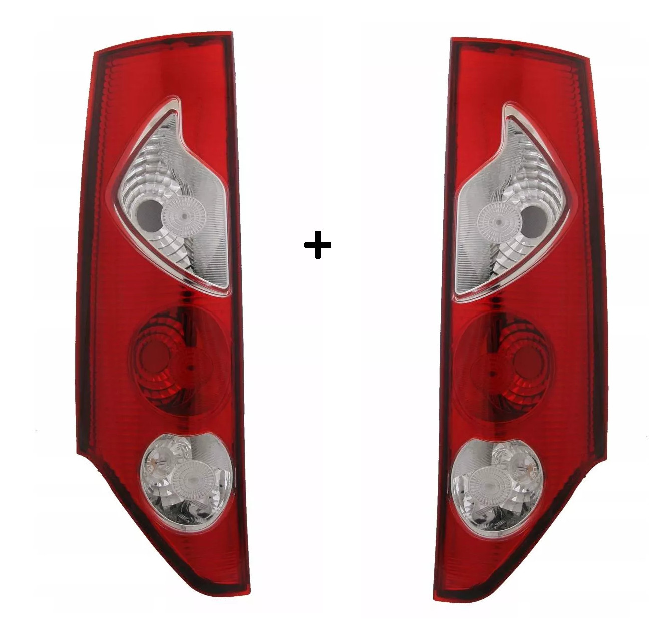 Feu stop arriere de rechange pour Renault Kangoo 2008-2013 rouge
