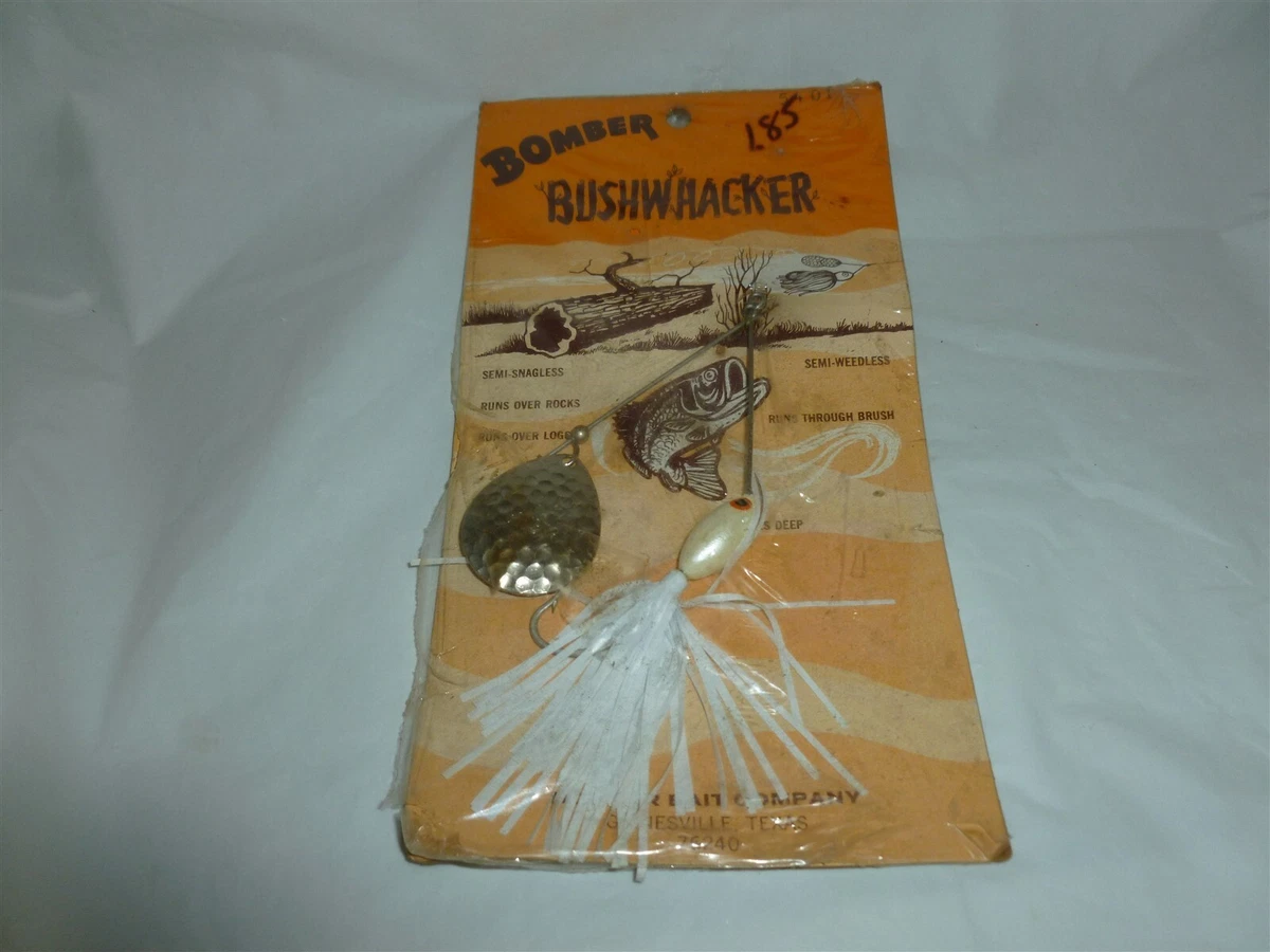 Vintage Bomber model A B06, 2/5oz Rose Tiger fishing lure #19974