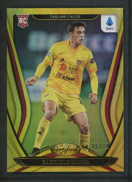2020-21 GABRIELE ZAPPA 05/10 PANINI CHRONICLES CERTIFIED SERIE A ROOKIE RC #11