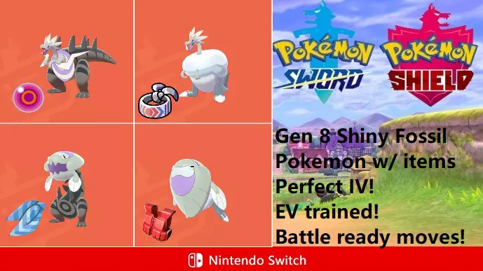 Shiny Gen 8 pre-evolutions Pokemon Sword/shield switch 