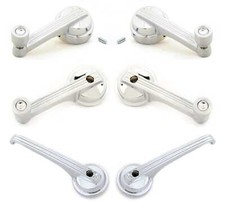 Mustang Handle Kit Interior Door Window 6 Pieces 1965 1966 1967