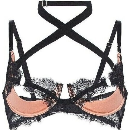 NWT Thistle & Spire Narcissa Bra SZ XS Satin & Black Lace Retails $64