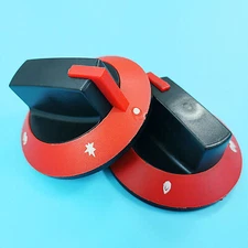 Replacement Red Temperature Control Knob Gas Stove Oven Handle Accessories ##