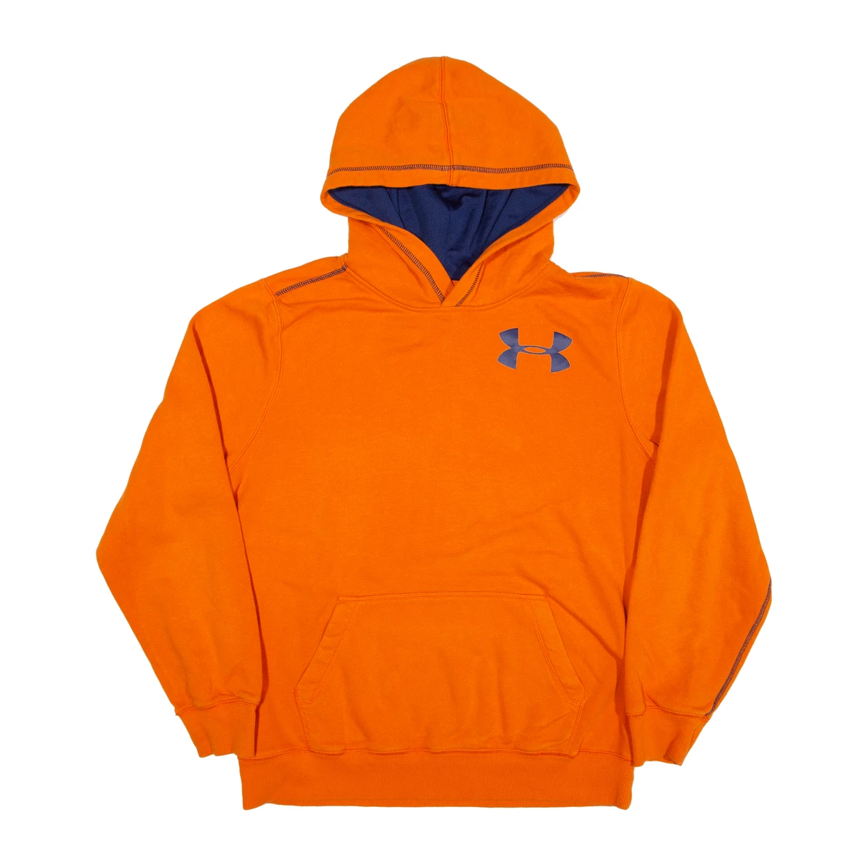 UNDER ARMOUR Hoodie Orange Pullover Boys XL | eBay