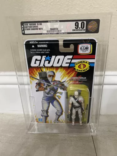 Gi Joe 25th Anv  Storm Shadow AFA 90 UNCIRCULATED