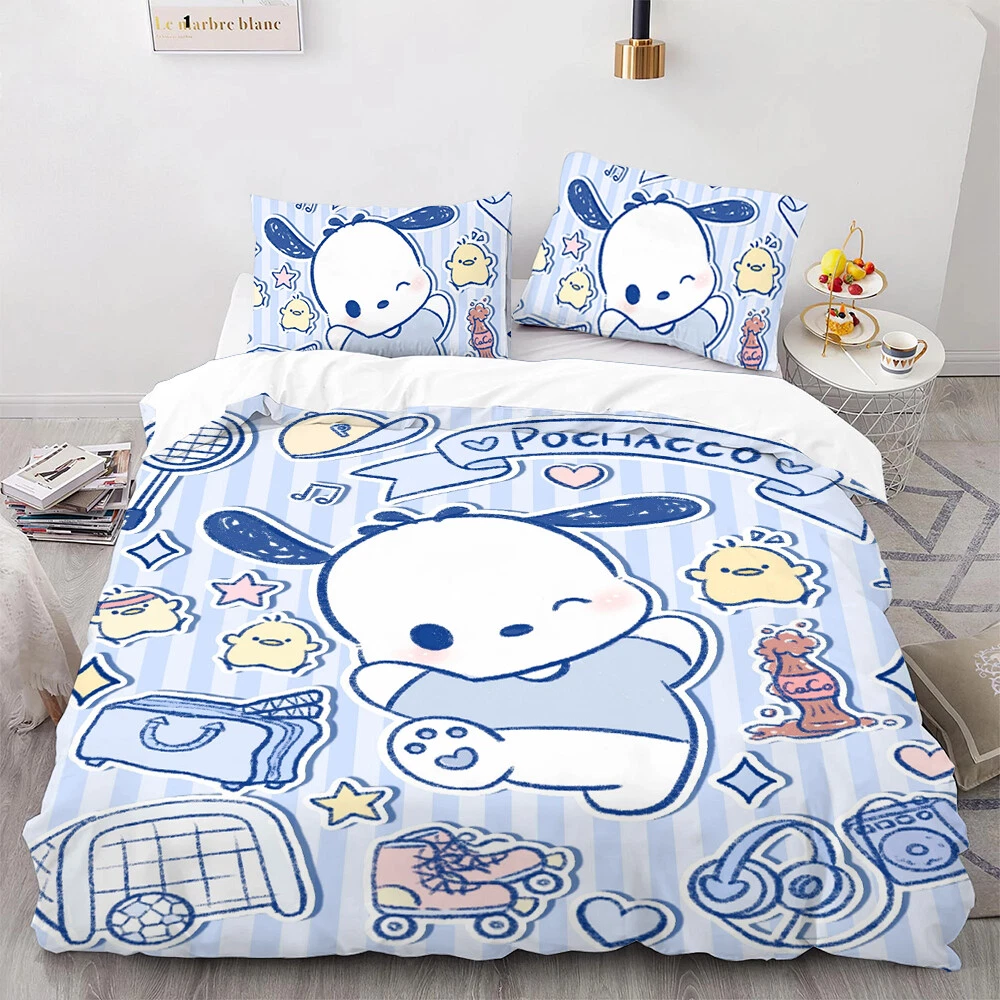 Cartoon Family  Kitty Cat Kuromi Bedding Set