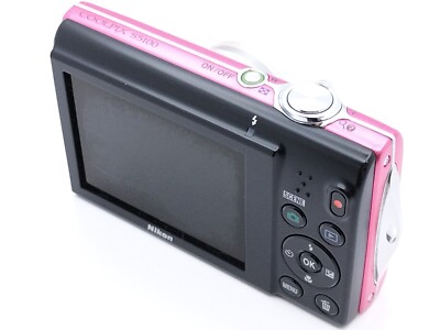 Nikon COOLPIX S5100 Pink 12.2MP 5x Zoom Compact Digital Camera w