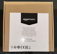  SEALED Amazon Basics High-Speed 4K HDMI Cable 6ft 1.8m