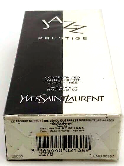 【100ml 未開封】YSL JAZZ PRESTIGE EDT ❤️JAZZ PRESTIGE,Yves Saint Laurent,EDT CONCENTRATED,3.4oz 100ml