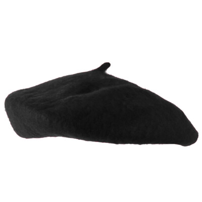 Vintage 100% Wool LordsBeret Black Made Africa French Hat Beret Paris Trip Vintage | Accessories | Vintage 0 Wool Lordsberet Black Made  main image 2