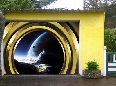 3D Space Planet O237 Garage Door Murals Wall Print Decal Wall AU Eve 2023