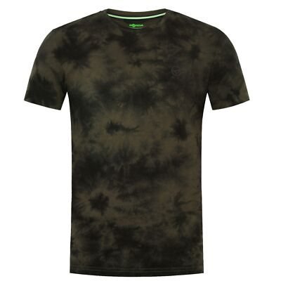 Korda Tie Dye Tee Dark Olive - T-Shirt für Angler, Angekleidung Angelshirt Shirt