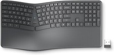 Ergonomic Wireless Keyboard with Wrist Rest, 2.4G Full Size Split Ergo Keyboard