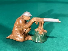 Scarce AM10 American Metal Firing Machine Gun Lead Dimestore Toy Soldier