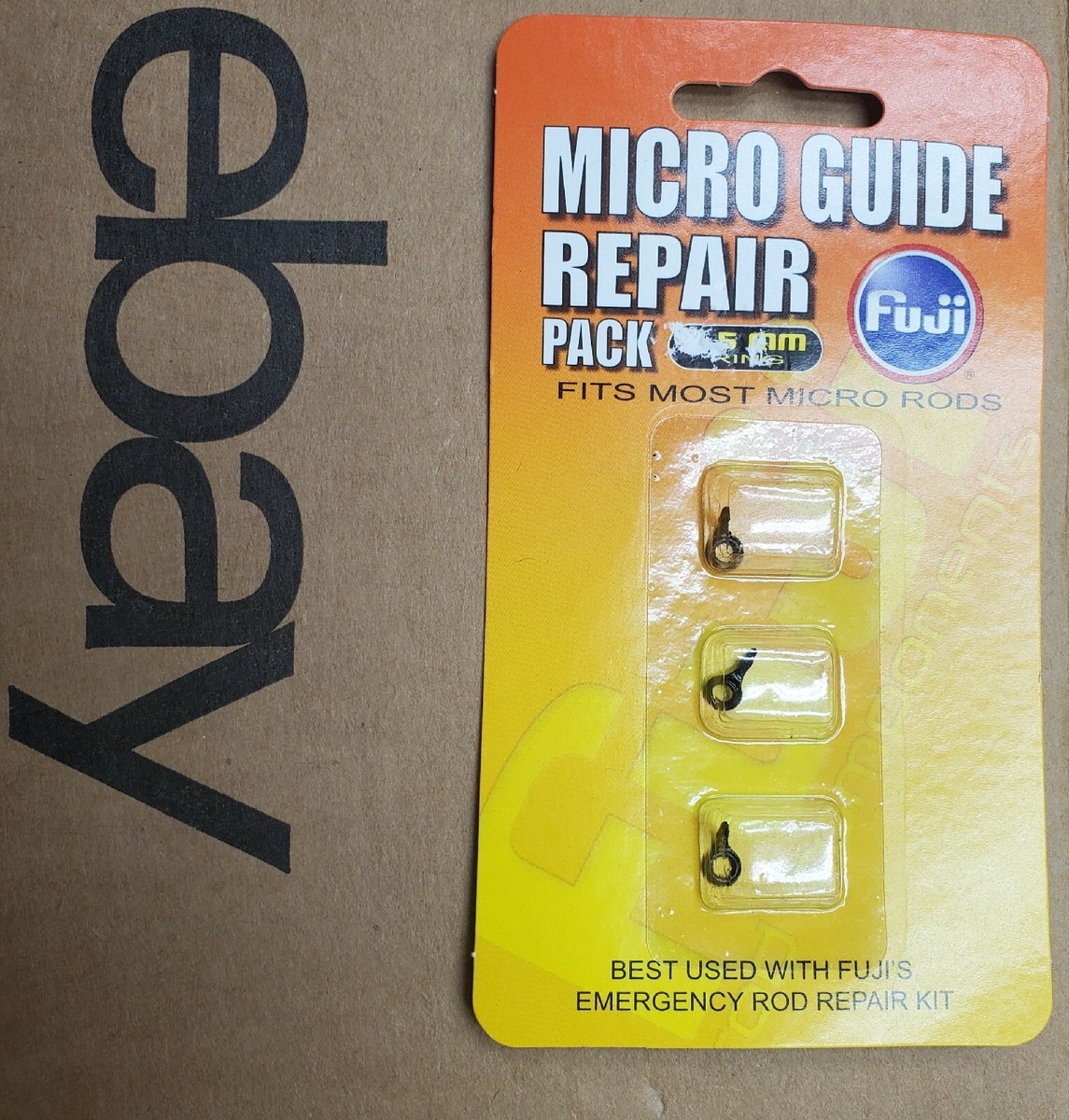 Fuji BLMRG345 Micro Repair Guides 3pack Rings -Black