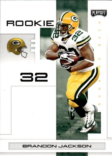 2007 Playoff NFL Playoffs Brandon Jackson #105 Green Bay Packers - Picture 1 of 2