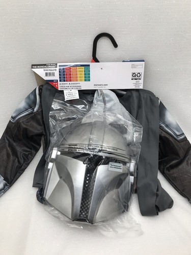 Star Wars The Mandalorian Child Costume Size Small (4-6) BRAND NEW NWT Rubie's - Picture 6 of 10