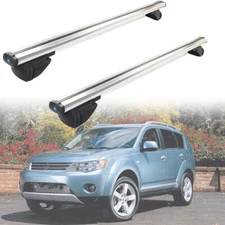 Car Roof Rack Cross Bar Luggage Carrier &Lock For Mitsubishi Outlander 1999-2013