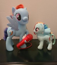 Singing Rainbow Dash My Little Pony Mic Sing Along Karaoke  5" Plush