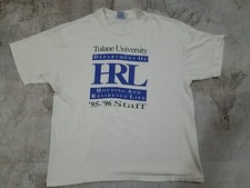 Vintage Single Stitch Made In USA Mens XL Tulane University Hanes Beefy T Shirt