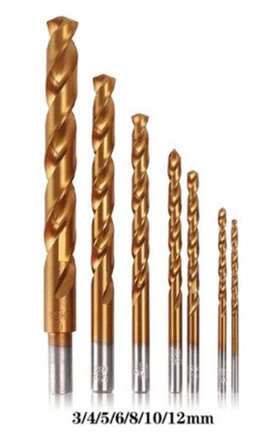 DIRT RACING Titan Spiralbohrer-Set 3,0-12 mm 7-teilig