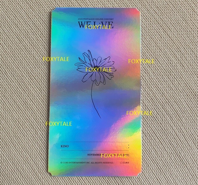 PENTAGON KINO WE L:VE photocard we:th makestar do or not PENTAGON KINO WE L:VE photocard we:th makestar do or not
