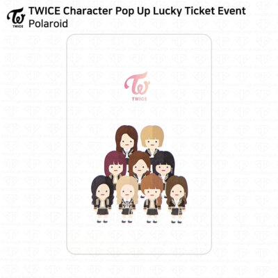 ナヨン トレカ ポップアップストア POPup コンプ TWICE Character Pop Up Store Lucky Ticket Event Polaroid Photocard