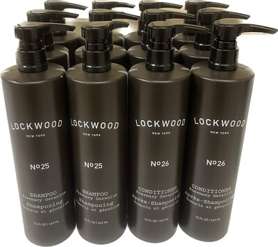 Lockwood New York Gilchrist & Soames Nº25 6x Shampoo & Nº26 6x Conditioner 15oz