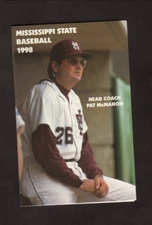 Mississippi State Bulldogs 1998 Baseball Schedule National Bank of Commerce SEC