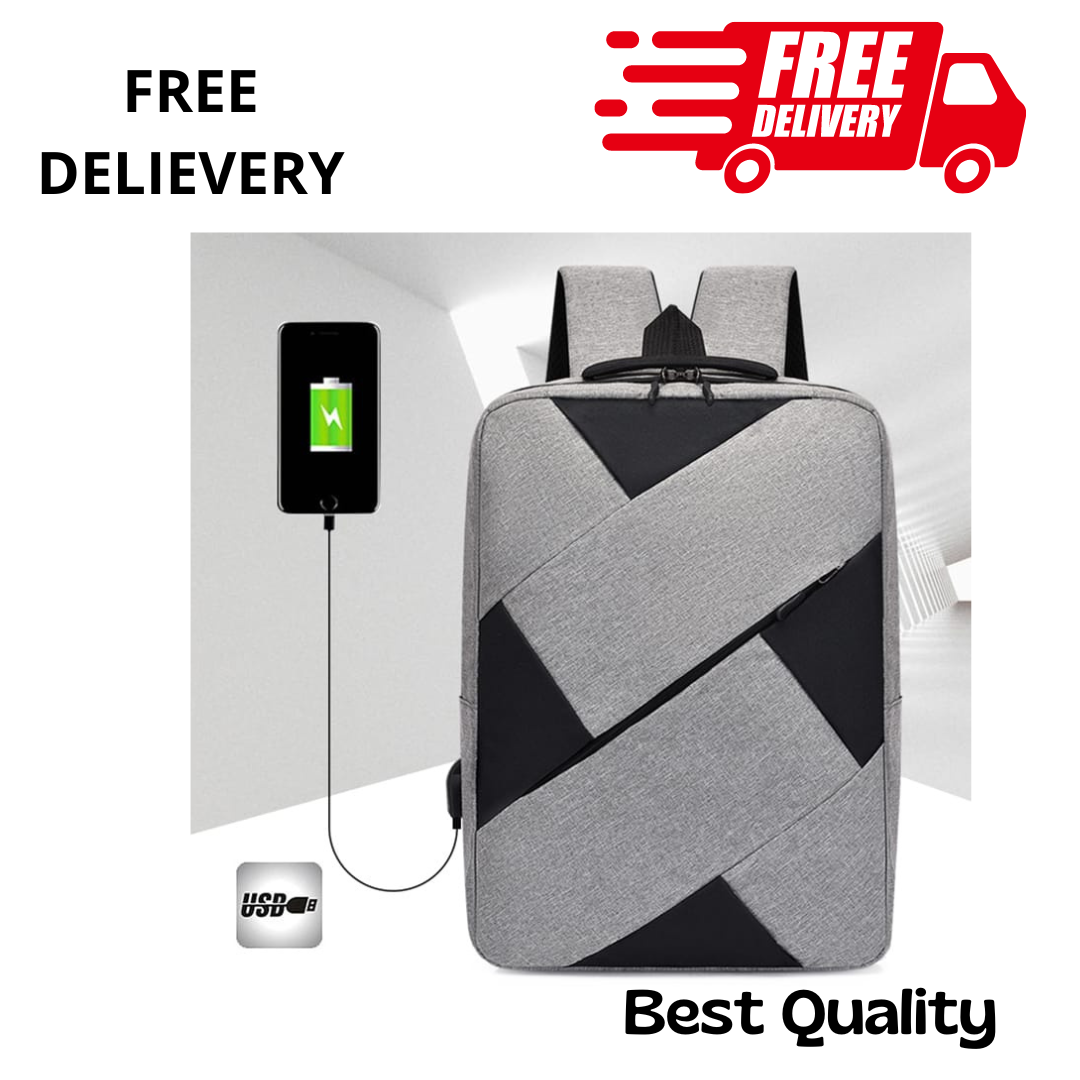 Laptop Backpack for School Travel Business Men Shoulder Bag-image