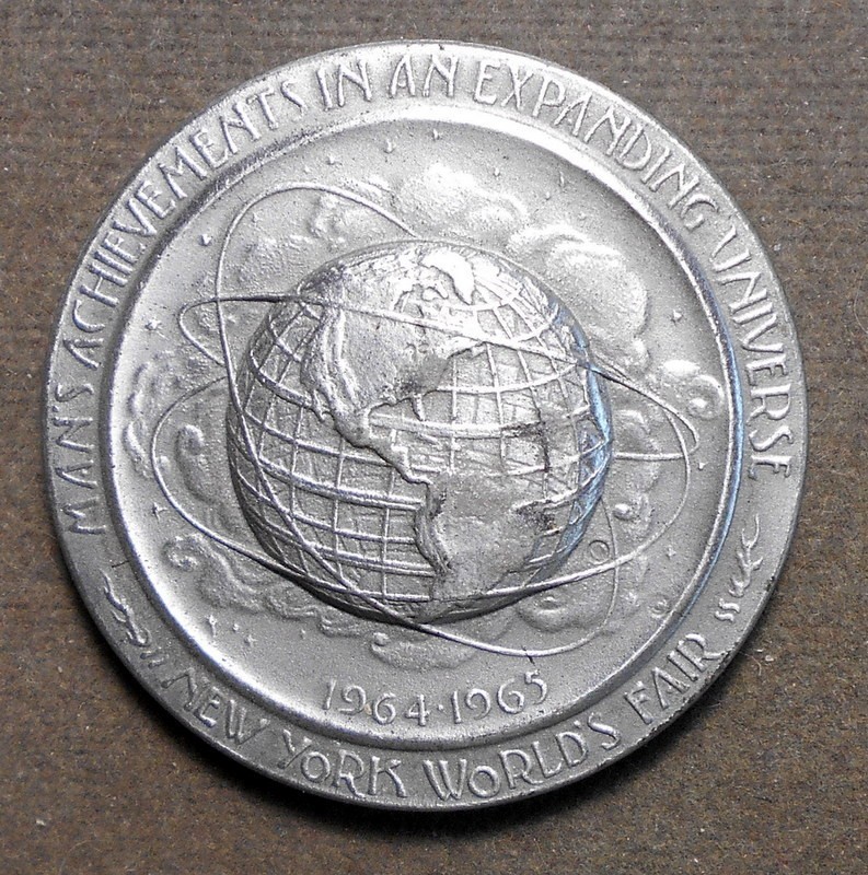 New York World’s Fair Official Medal, 300th Anniversary Of The Founding Of The C