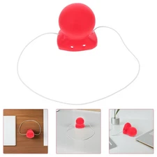 3 Pcs Rubber Red Clown Nose Big Honking Nose Prop for Halloween Masquerade