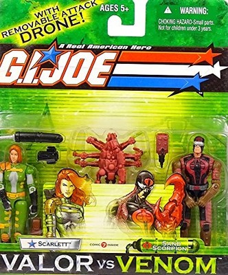 GI Joe Valor Vs. Venom Multi-Packs Scarlett & Sand Scorpion