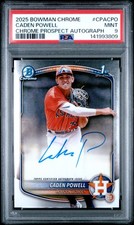 2025 BOWMAN CHROME PROSPECT AUTOS #CPACPO CADEN POWELL PSA 9