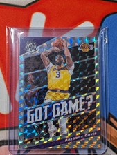 2019-20 Panini Mosaic Anthony Davis Got Game? Silver Prizm Mosaic #6 Lakers 
