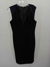 Pre-Owned Elie Tahari Black Size 6 Knee Length Sleeveless Dress
