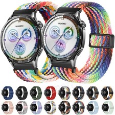 18/20/22mm Nylon Braided Magnetic Watch Band Universal Replacement Wrist Strap