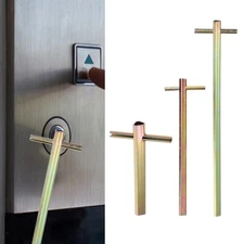 Elevator Door Key Elevator Triangle Key for Shopping Mall Dorm Residential