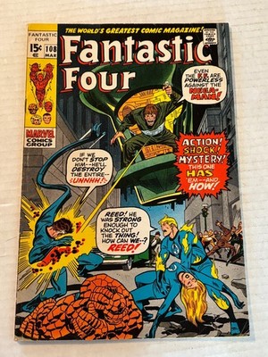 1971 Marvel Fantastic Four #108 Comic Book /C27