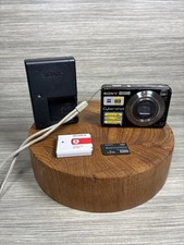 Sony Cybershot DSC-W120 7.2MP CCD Black Vintage Digital Camera OEM Charger READ