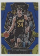 2022-23 Panini Select Premier Level Blue Prizm Walker Kessler #187 1o8k