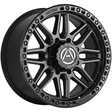 Artem Off-road Ab1 Grimlock 17x9 6x5.5 12mm Double Black Wheel Rim 17 Inch