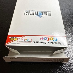 Bandai WonderSwan Wonder Swan WS Color Console Final Fantasy Bundled Ver