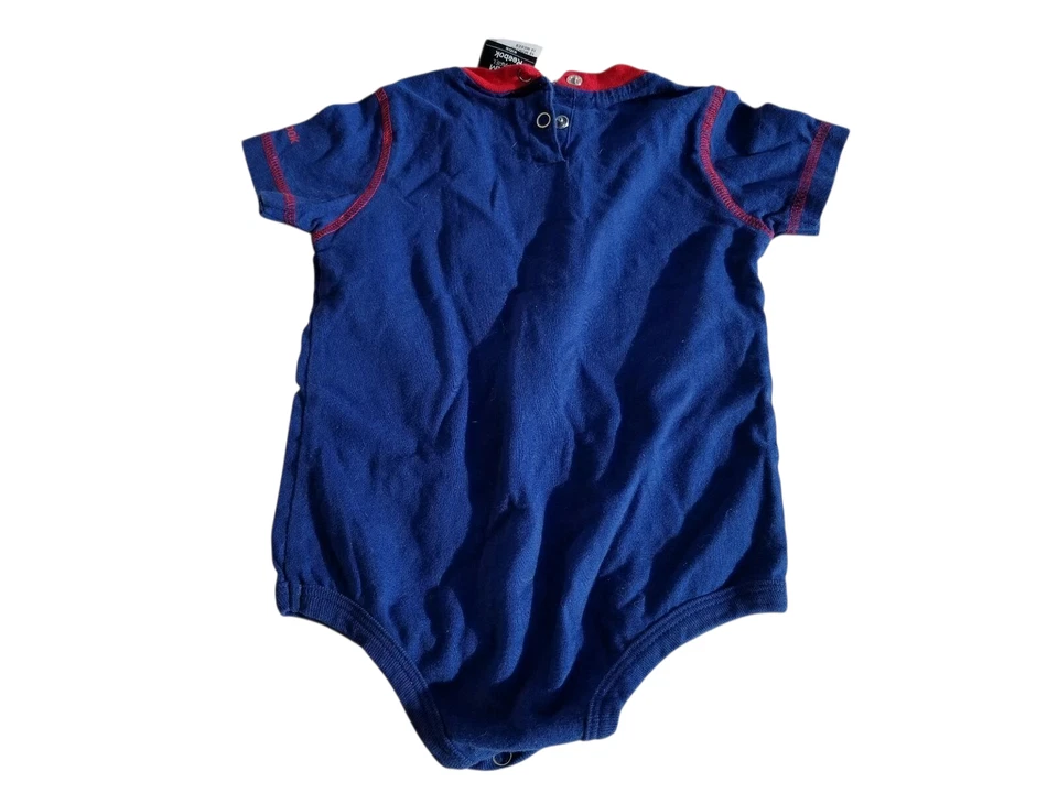 Traje corporal Reebok bebé 18M New York Football Giants azul manga corta NFL Foto 4 de 4