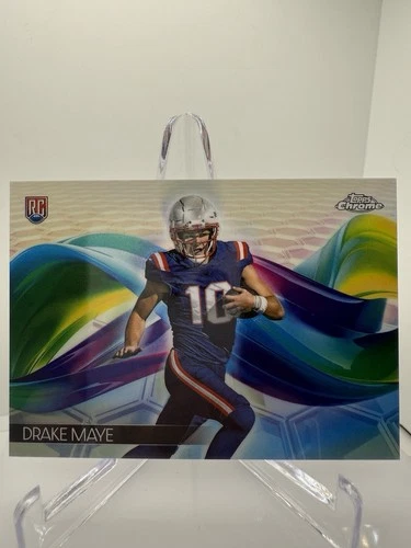 Drake Maye RC Helix SSP Case Hit #H-9 2024 Topps Chrome Football Patriots Rookie