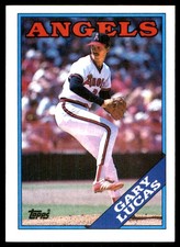 Gary Lucas 1988 Topps California Angels MLB READ FREE SHIPPING AutographDen