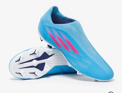 adidas X Speedflow.3 Laceless FGSky Rush/Team Shock Pink/White US Size 7