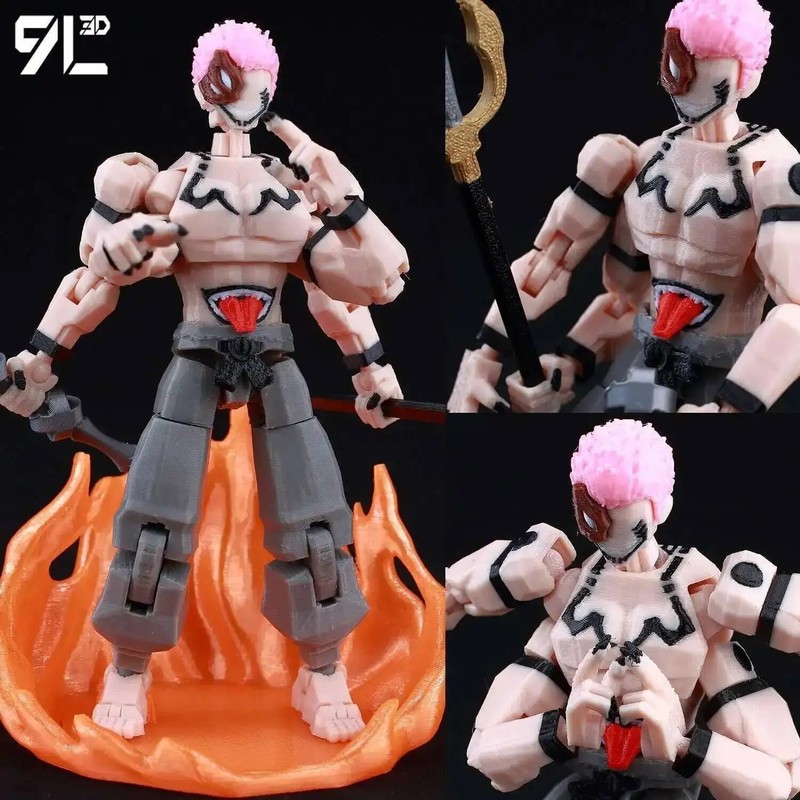 3D Printed 13-Joint Movable Action Figure Mannequin Collectible Model Toy